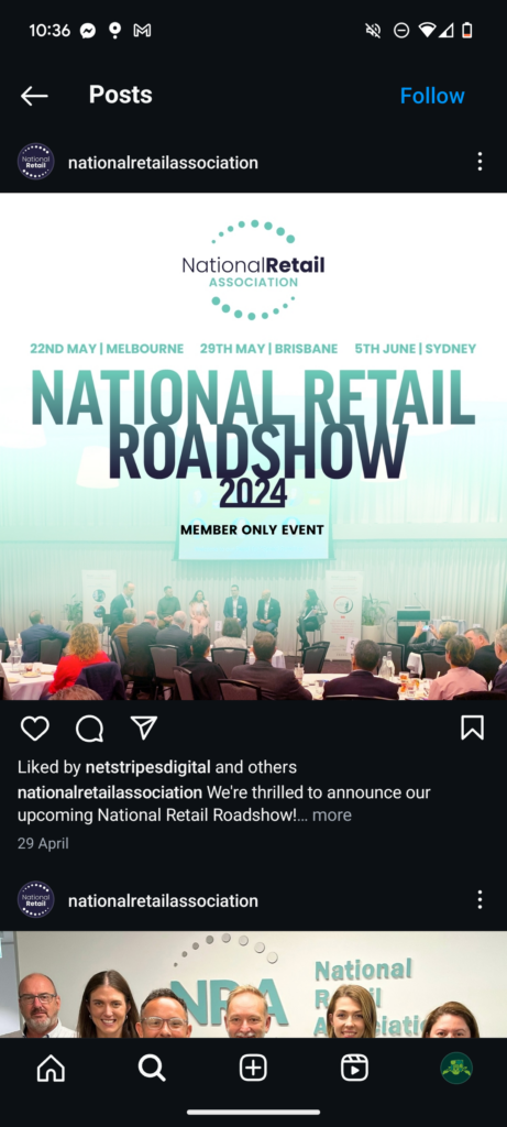 National Retail Roadshow - Instagram Tile